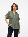 Vero Moda Camicia Vero Moda Bumpy verde da donna