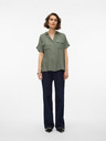 Vero Moda Camicia Vero Moda Bumpy verde da donna