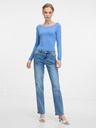 Orsay Maglietta da donna ORSAY blu a maniche lunghe