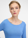 Orsay Maglietta da donna ORSAY blu a maniche lunghe