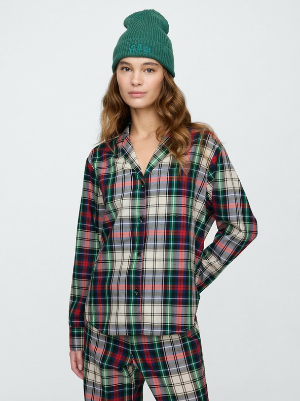 GAP Camicia pigiama oversize in popeline GAP