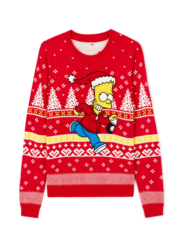 Celio Maglione di Natale I Simpson Celio