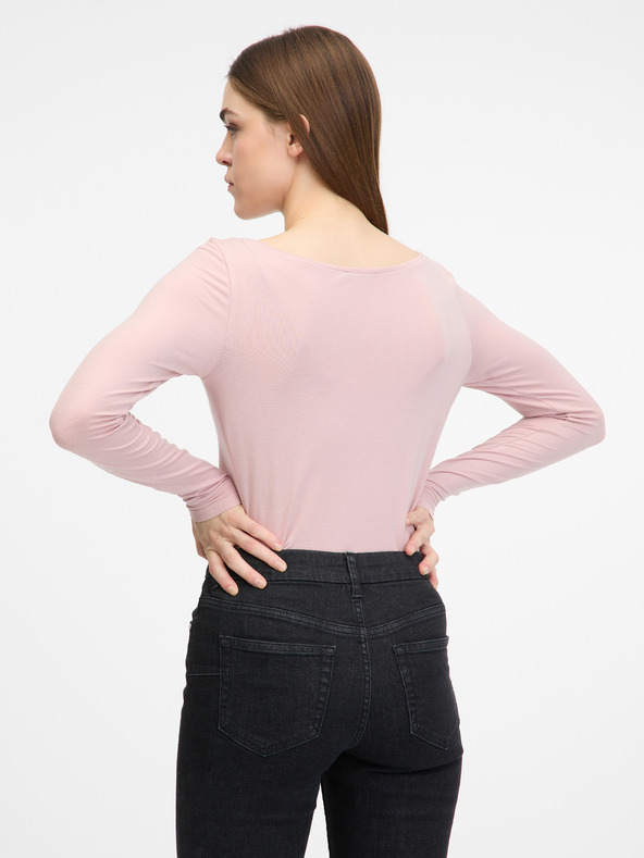 Orsay Maglietta a maniche lunghe rosa chiaro da donna ORSAY