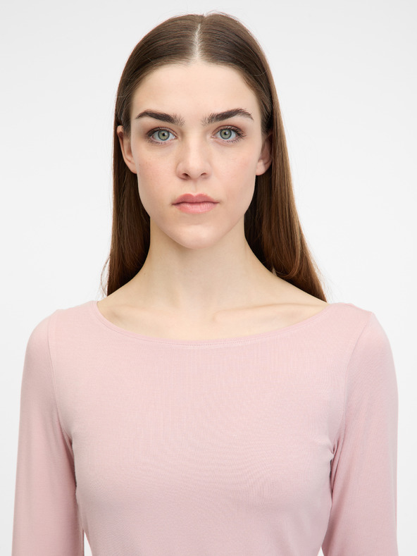 Orsay Maglietta a maniche lunghe rosa chiaro da donna ORSAY