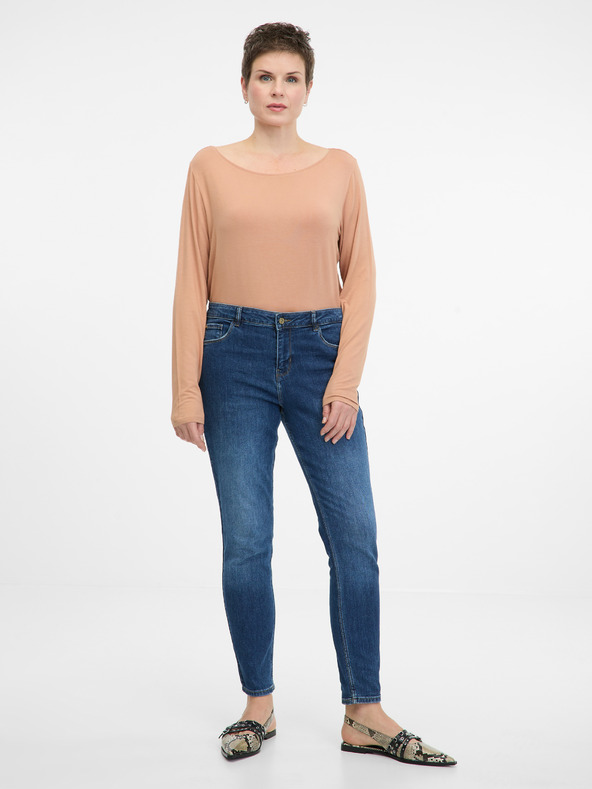 Orsay Maglietta a maniche lunghe da donna marrone chiaro ORSAY