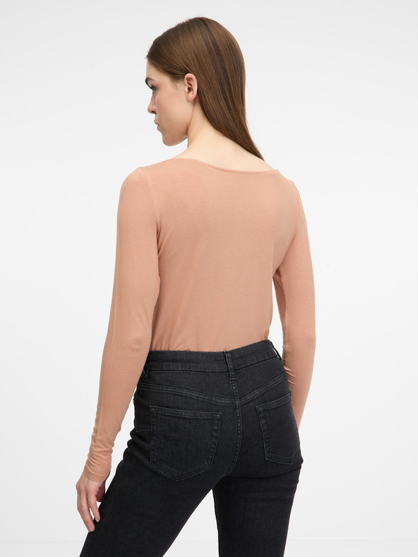 Orsay Maglietta a maniche lunghe da donna marrone chiaro ORSAY