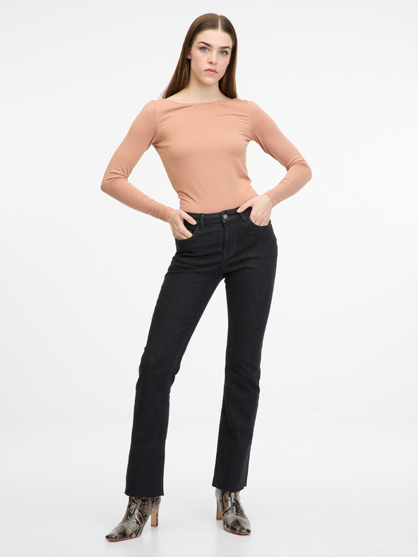 Orsay Maglietta a maniche lunghe da donna marrone chiaro ORSAY