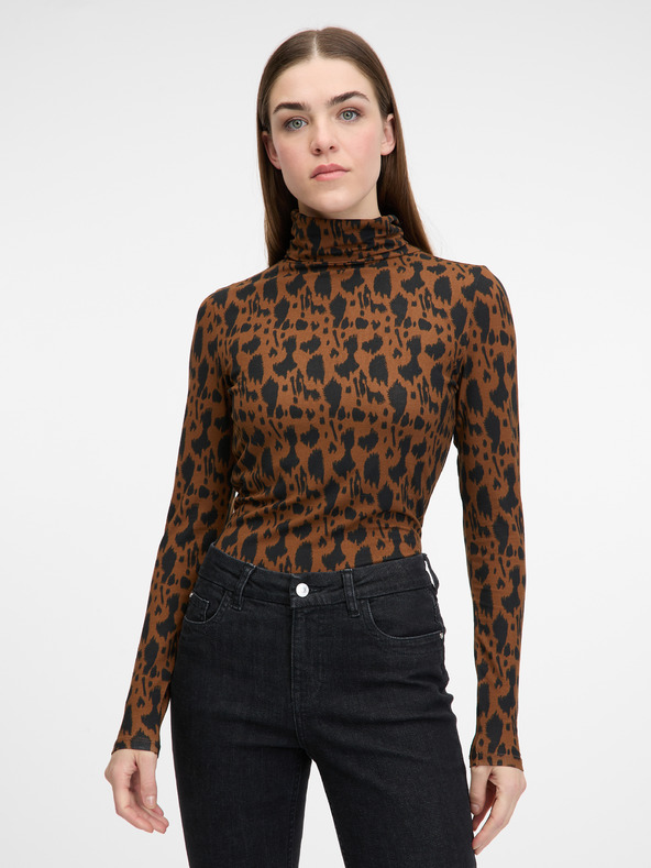 Orsay Maglietta a maniche lunghe da donna marrone chiaro ORSAY