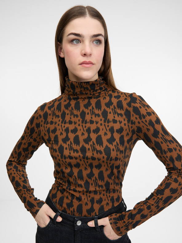 Orsay Maglietta a maniche lunghe da donna marrone chiaro ORSAY