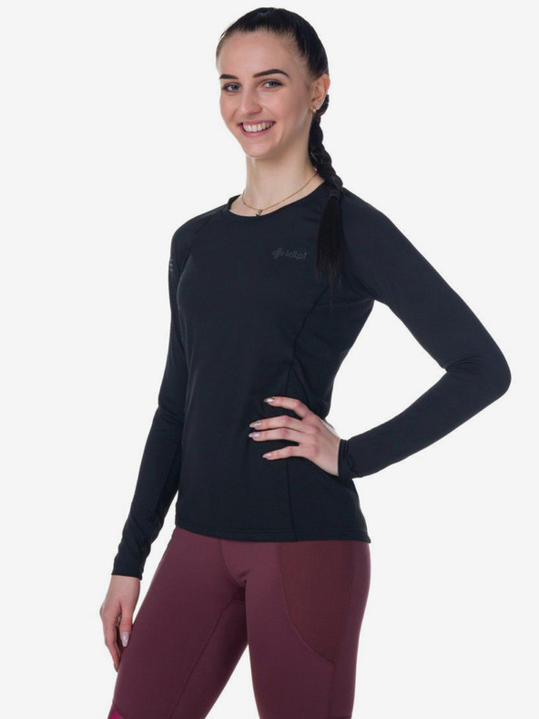 Kilpi Maglietta funzionale nera da donna Kilpi LINA