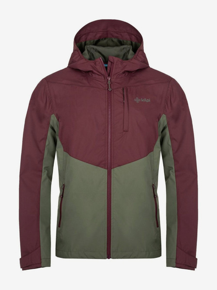 Kilpi Giacca outdoor da uomo kaki e bordeaux Kilpi SONNA-M