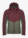 Kilpi Giacca outdoor da uomo kaki e bordeaux Kilpi SONNA-M