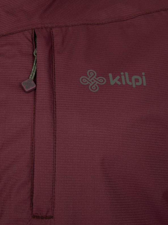 Kilpi Giacca outdoor da uomo kaki e bordeaux Kilpi SONNA-M