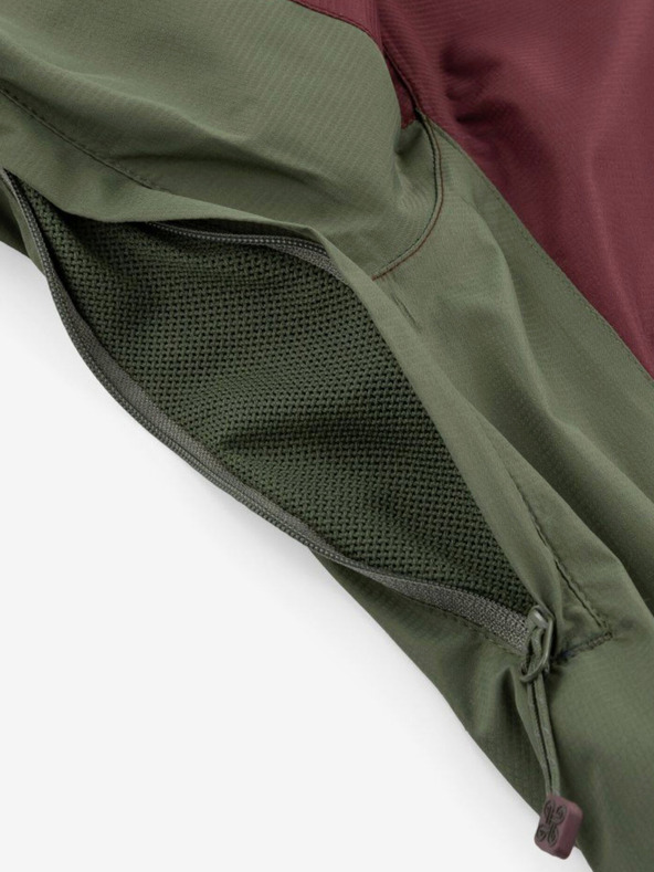 Kilpi Giacca outdoor da uomo kaki e bordeaux Kilpi SONNA-M