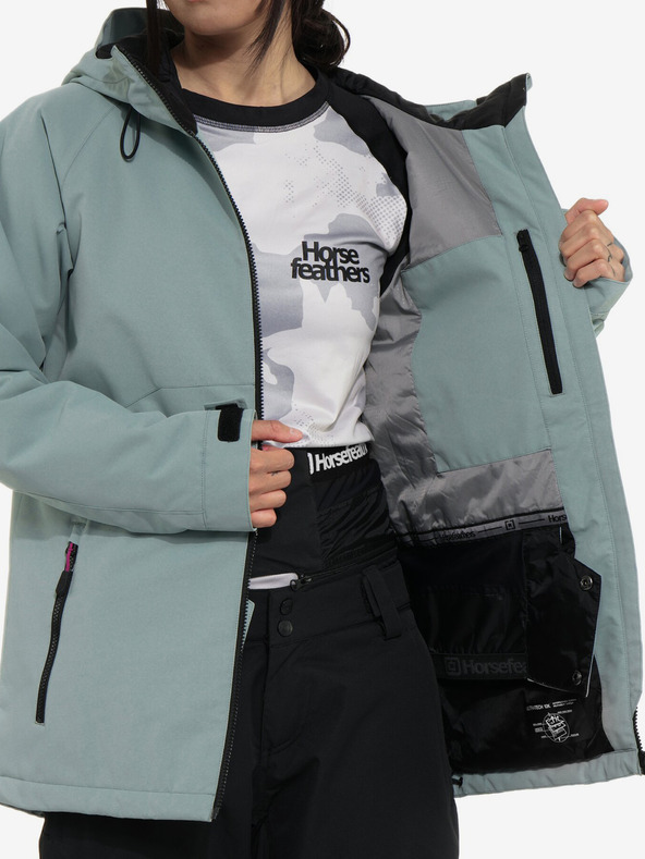 Horsefeathers Giacca Halia - blu foschia Piume di cavallo