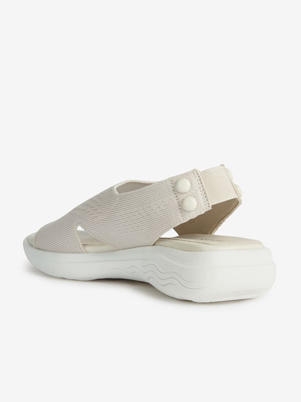 Geox Sandali bianchi da donna Geox Spherica Ec5