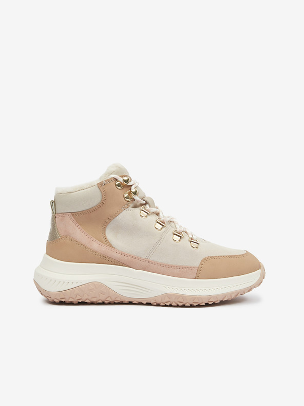 Geox Stivaletti beige in camoscio da donna Geox Oliviera