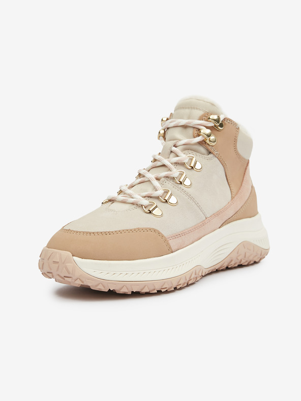 Geox Stivaletti beige in camoscio da donna Geox Oliviera