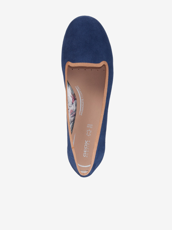 Geox Ballerine in pelle scamosciata Geox Palmaria Donna Blu Scuro