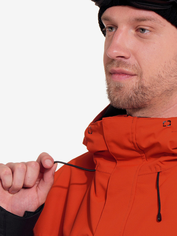 Horsefeathers Giacca Track - terra rossa/nero Horsefeathers