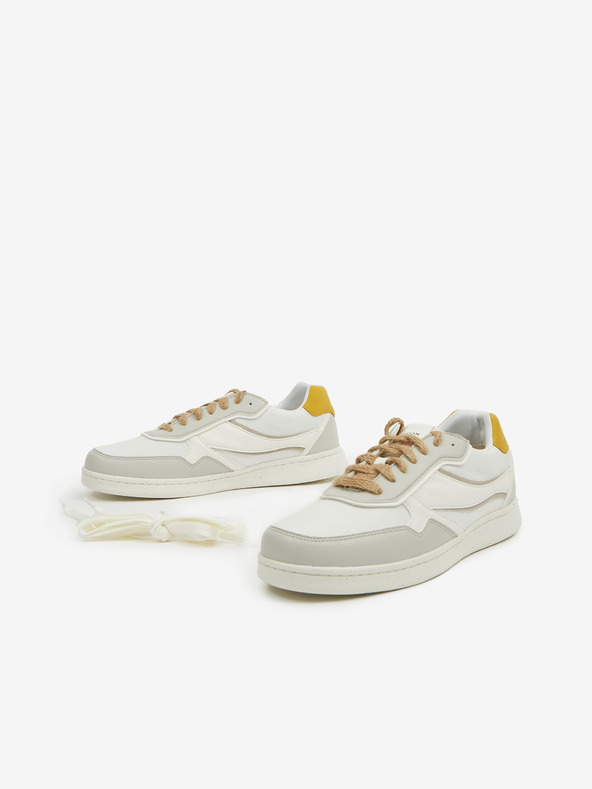 Geox Sneakers bianche e grigie da uomo Geox Warrens