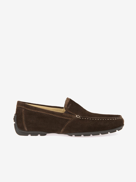 Geox Mocassini in pelle scamosciata marrone Uomo Geox Moner