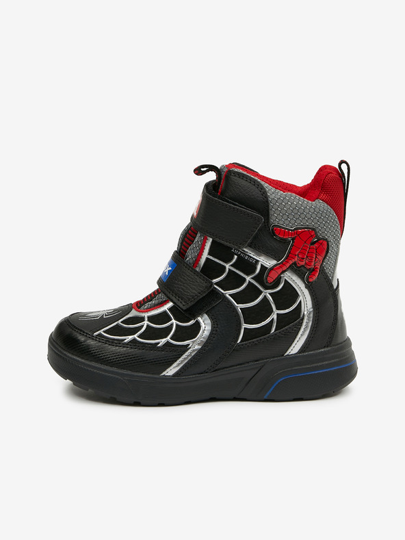 Geox Black boys' ankle shoes Geox Sveggen B Abx