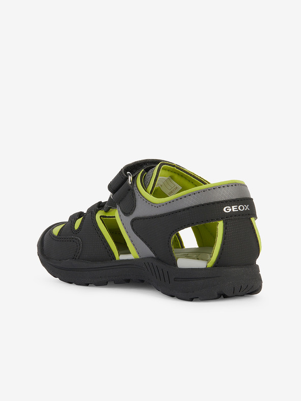 Geox Green-Black Boys' Outdoor Sandals Geox Vaniett