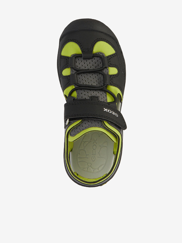 Geox Green-Black Boys' Outdoor Sandals Geox Vaniett