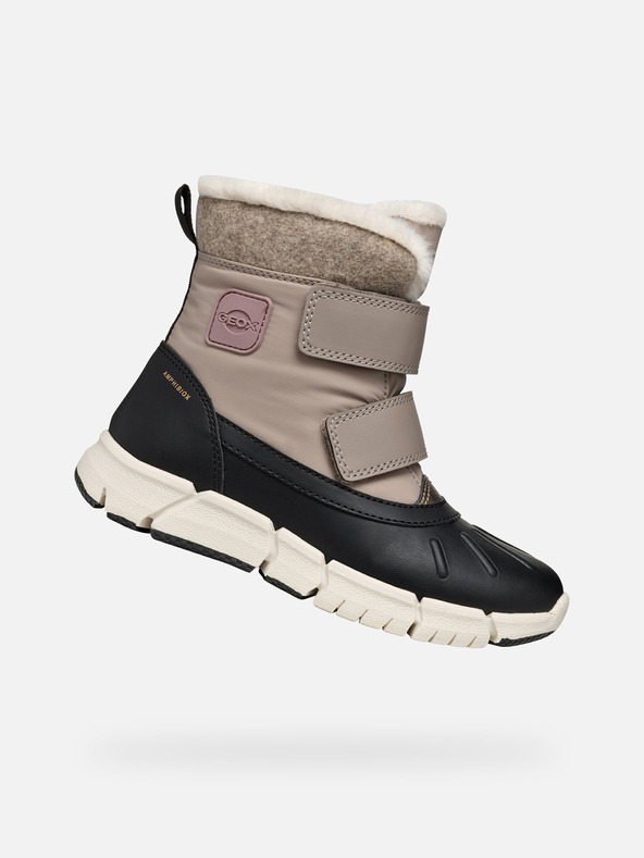 Geox Scarpe invernali beige da ragazza Geox Flexyper B Ab