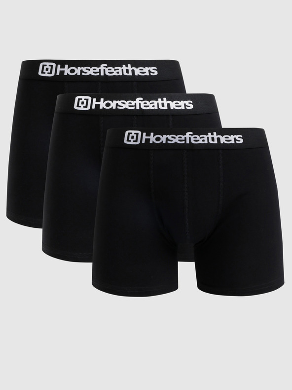 Horsefeathers Set di tre boxer Horsefeathers Dynasty neri