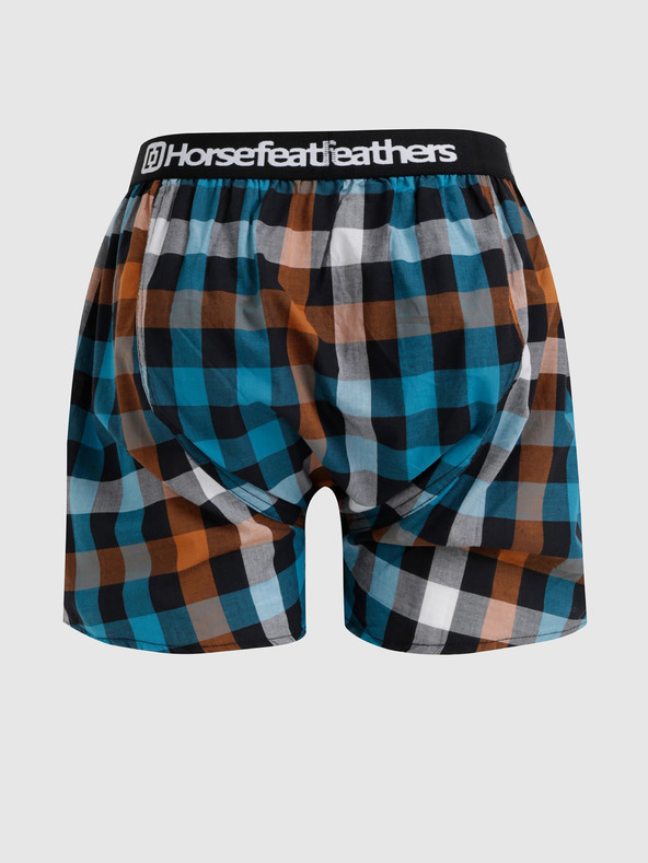 Horsefeathers Pantaloncini a quadri blu Horsefeathers Clay