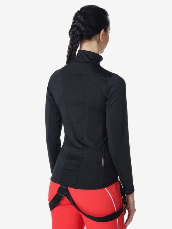 Kilpi Maglietta termica da donna bordeaux con collo alto Kilpi WILLIE