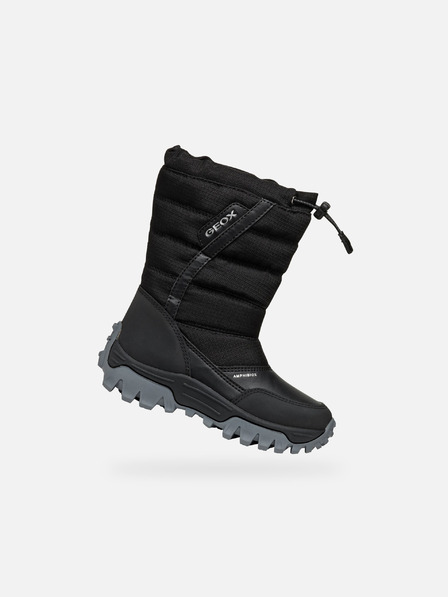 Geox Scarpe invernali nere da bambino Geox Himalaya ABX