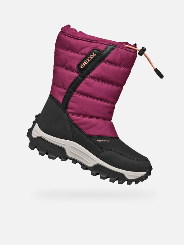 Geox Scarpe invernali rosse da ragazza Geox Himalaya B Ab