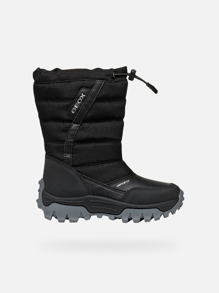 Geox Scarpe invernali nere da bambino Geox Himalaya ABX
