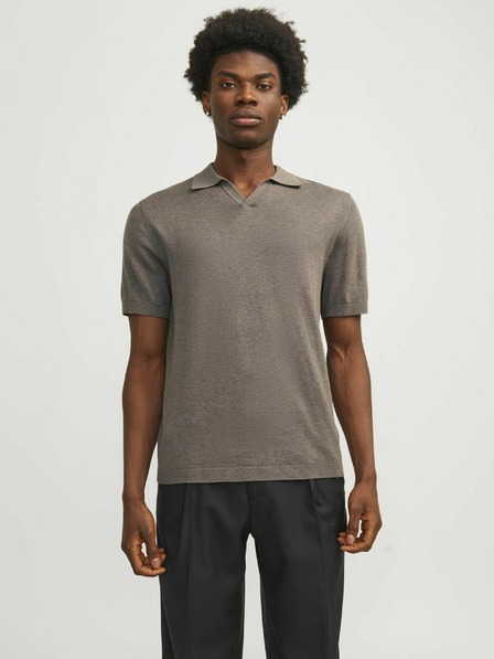 Jack & Jones Polo Jack & Jones Cigor marrone da uomo