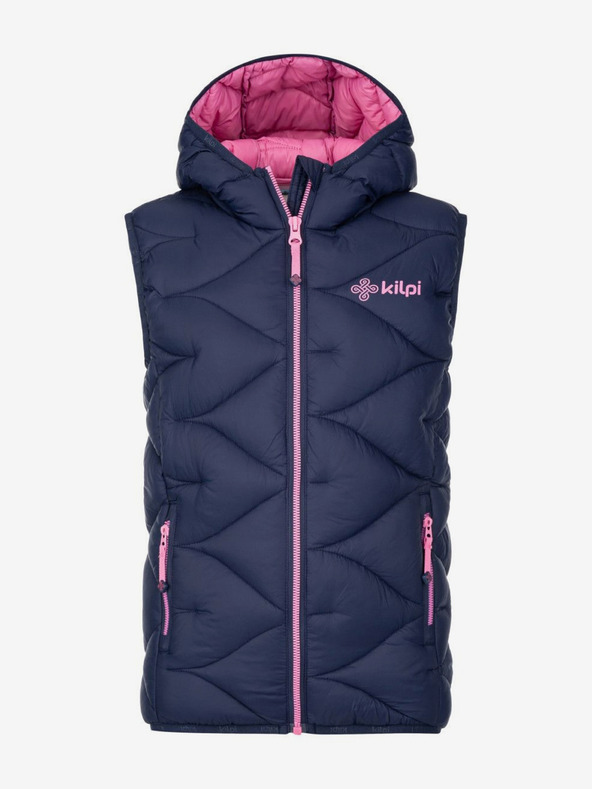 Kilpi Gilet trapuntato da bambina Kilpi TOMM blu scuro
