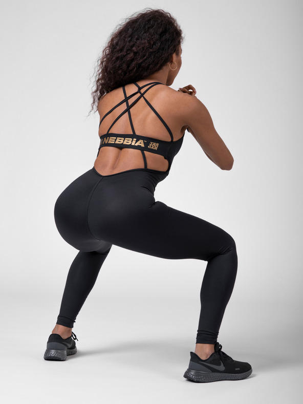 Nebbia Tuta nera da donna NEBBIA INTENSE Tuta dorata 595