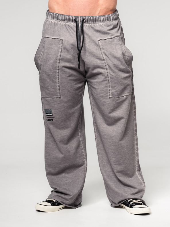Nebbia Pantaloni da ginnastica lavati con tasche NO SHORTCUTS 372