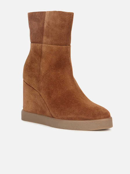 Geox Stivaletti Geox Elidea zeppa donna marrone