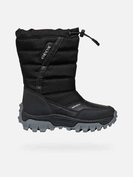 Geox Scarpe invernali nere da bambino Geox Himalaya ABX