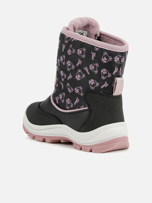 Geox Stivaletti neri da bambina Geox Flanfil ABX