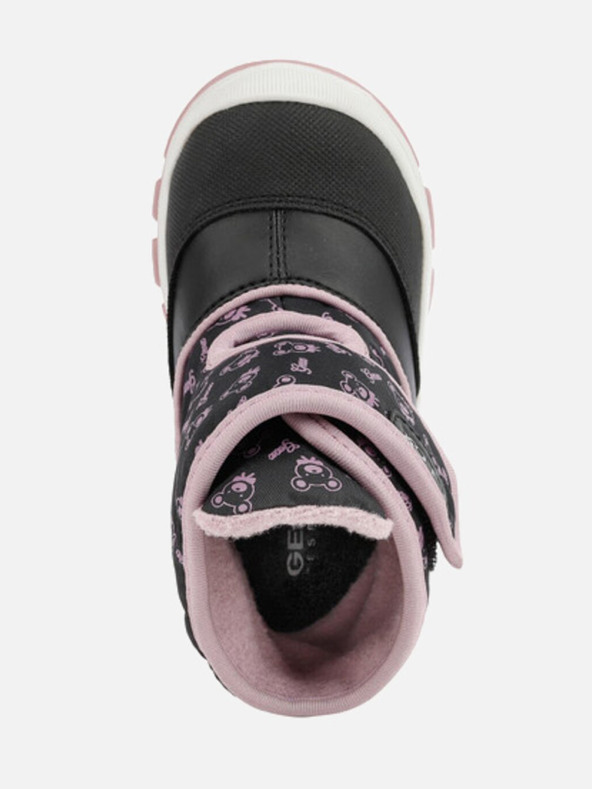 Geox Stivaletti neri da bambina Geox Flanfil ABX