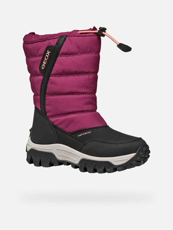 Geox Scarpe invernali rosse da ragazza Geox Himalaya B Ab