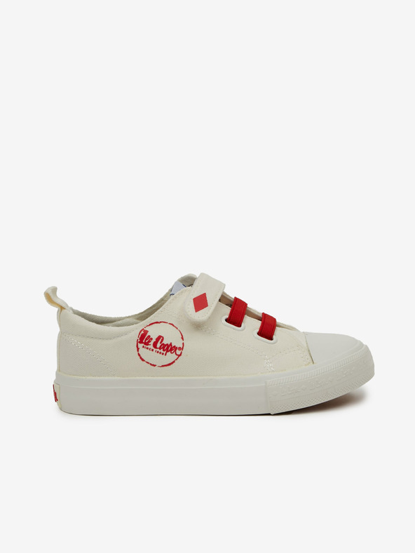Lee Cooper Sneakers da bambino rosse e crema Lee Cooper