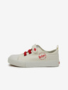 Lee Cooper Sneakers da bambino rosse e crema Lee Cooper
