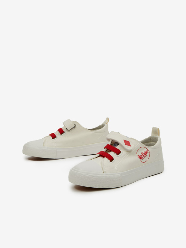 Lee Cooper Sneakers da bambino rosse e crema Lee Cooper
