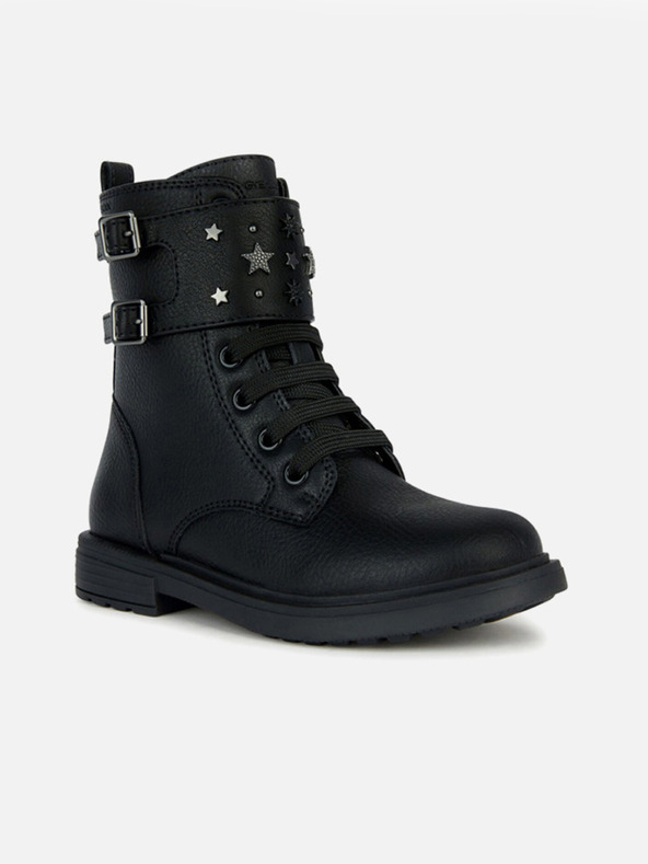 Geox Nero ragazze stivaletti Geox Eclair