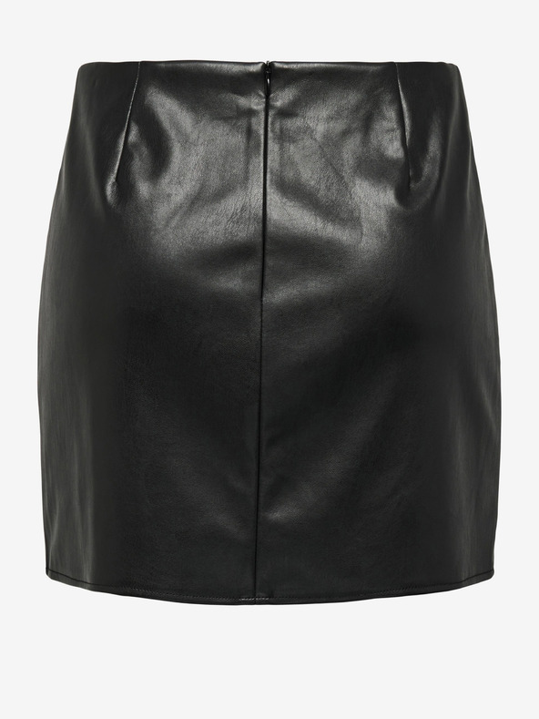 ONLY Minigonna in similpelle nera da donna ONLY Leni
